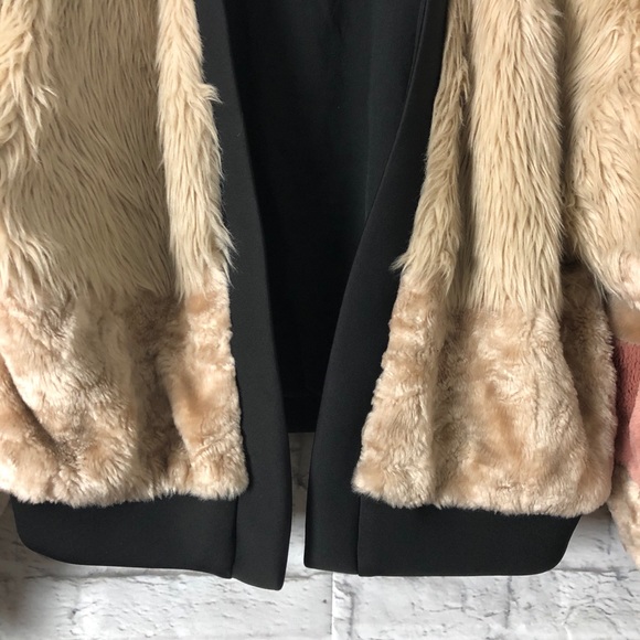 YOUNG FABULOUS BROKE Medium Faux Fur Paris Jacket - Picture 5 of 6